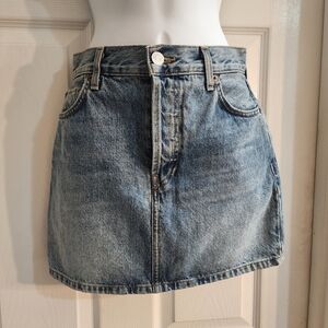 NWT Re/Done Denim Mini Skirt- 24